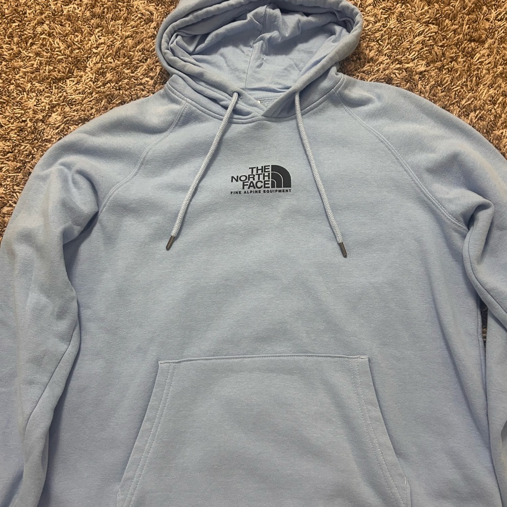 The North Face Womens Light Blue Hoodie